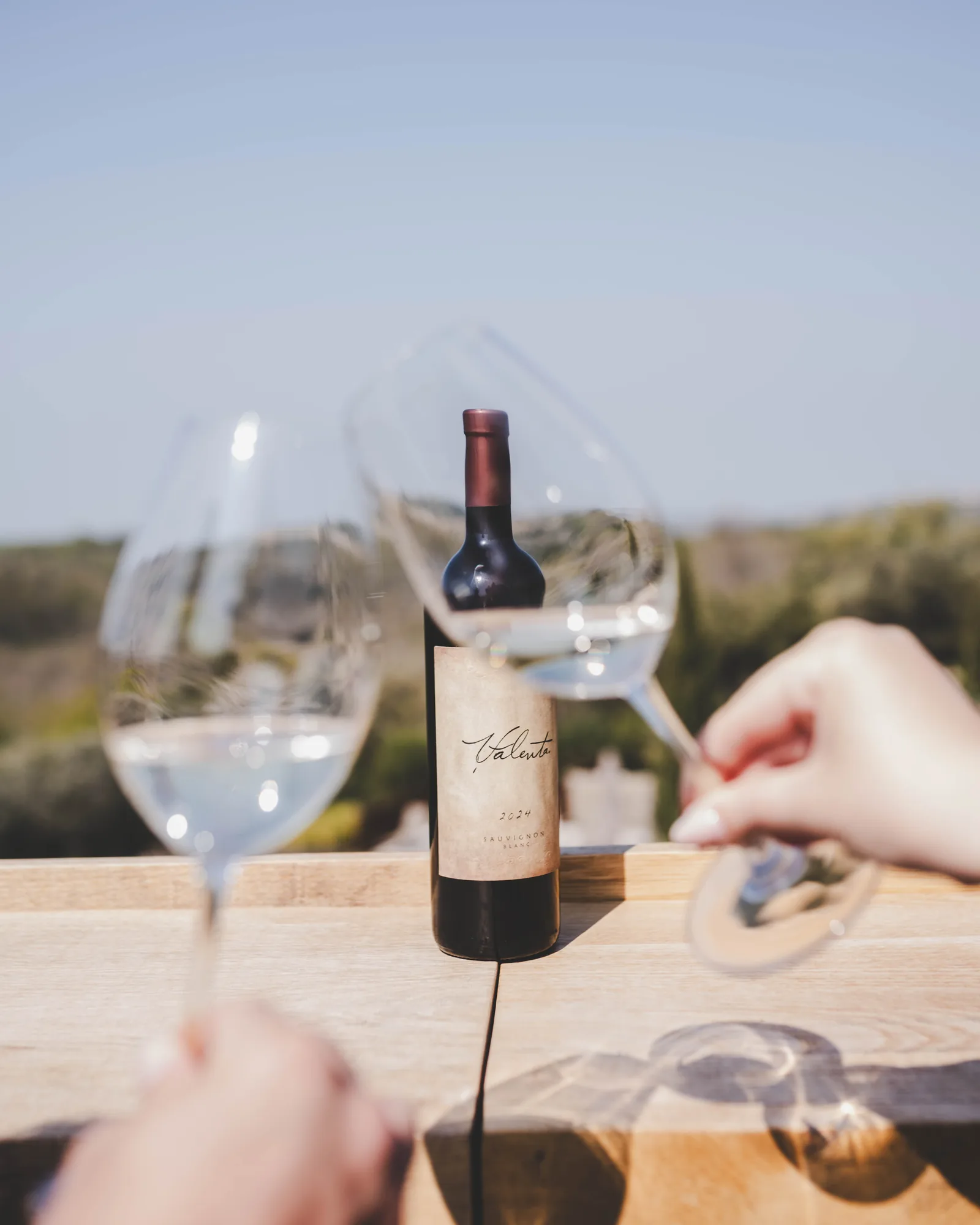 Muškat Bijeli — Valenta vino u čaši